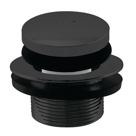 Westbrass In Npsm Fine Thread Tip Toe Bath Drain In Matte Black