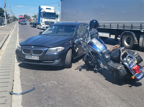 Accident rutier Persoană rănită grav la Sagricom