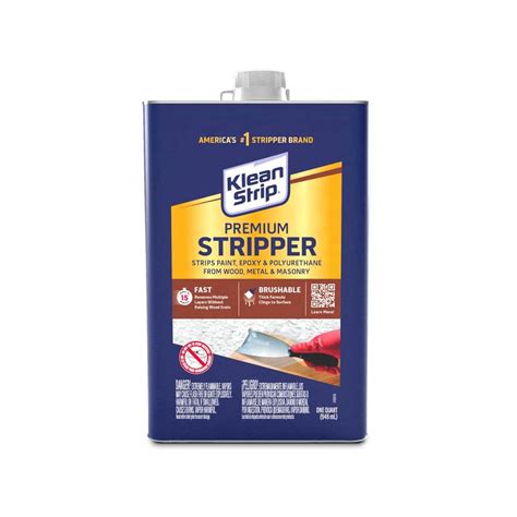 Klean-Strip 1 qt. Premium Paint Remover and Stripper - CA Formula QKPS301SC - The Home Depot