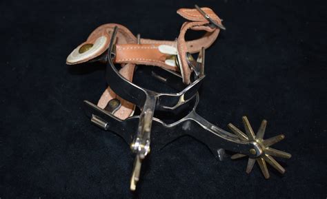 Antique Cowboy Spurs - Colorado Silver Stamped - #531 | Vintage Texas ...