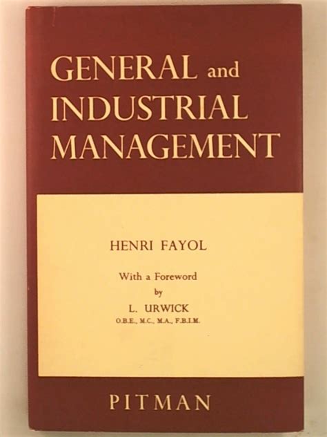 Amazon Co Jp General And Industrial Management Fayol Henri Storrs