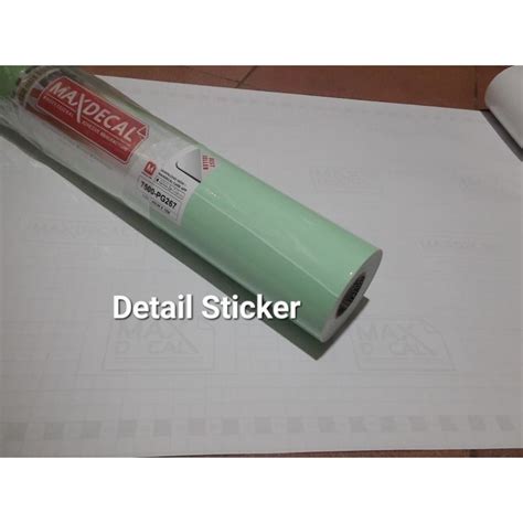 Jual Sticker Maxdecal 7500 PG267 Pastel GLOSS Green Vinyl Permeter