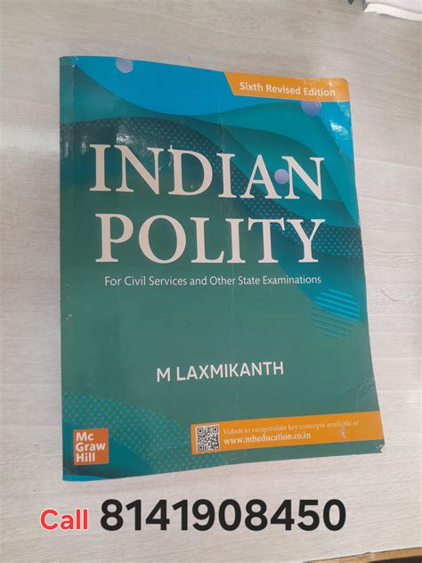 Buy Indian Polity By M Laxmikant 6th Revised Edition BookFlow