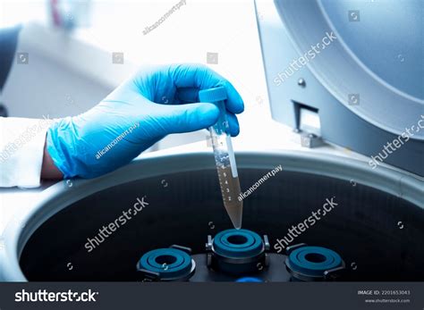 Centrifuge Biology Medicinemedical Laboratory Stock Photo 2201653043 ...