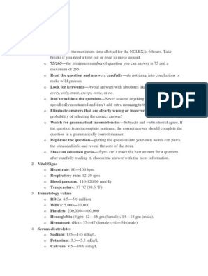 Fluid And Electrolytes Study Guide PDF Intravenous Therapy