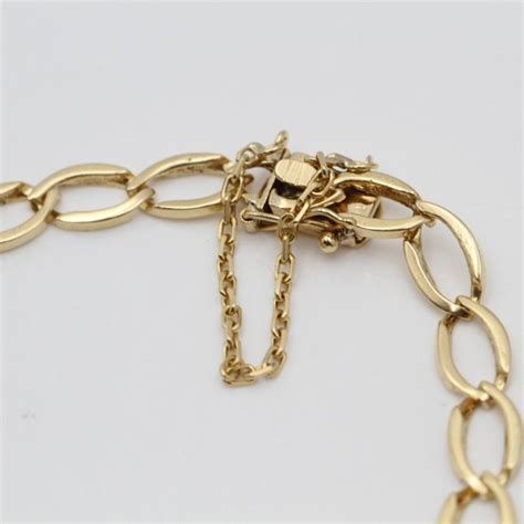 Comprar Pulsera Bilbao Maciza De Oro De Segunda Mano E