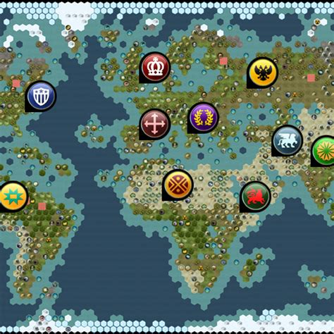 Civ 6 True Start Location Earth Map