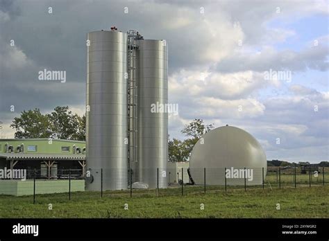 Biogas Plant Biogas Plant 23 Stock Photo Alamy