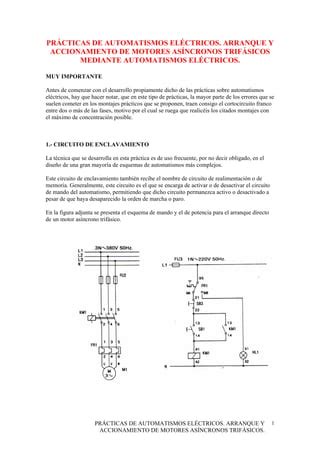 Prácticas de automatismos eléctricos PDF Descarga Gratuita