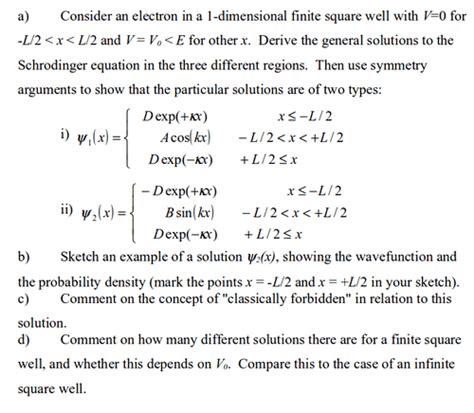 Transcendental Function And A Finite Well