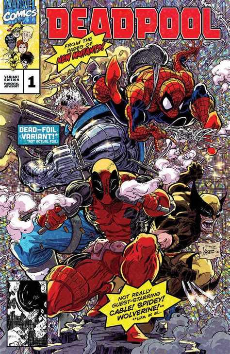 Deadpool #1 (2023) KAARE ANDREWS EXCLUSIVE VARIANT! MT Spiderman ...