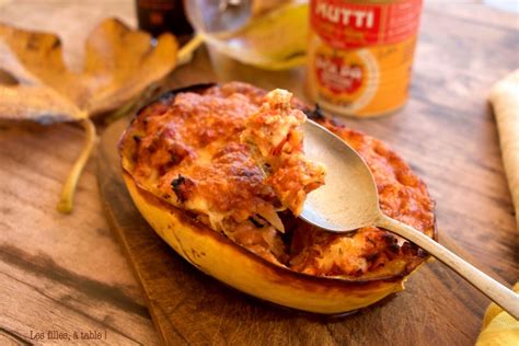 Gratin de courge spaghetti Les filles à table