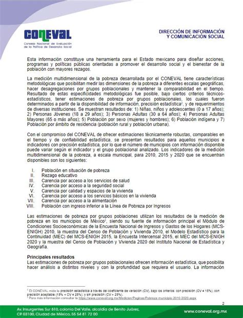 Coneval On Twitter El Coneval Presenta Las Estimaciones De Pobreza