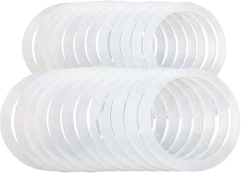 Jar Gaskets 10pcs Silicone Seals Airtight Container Gaskets