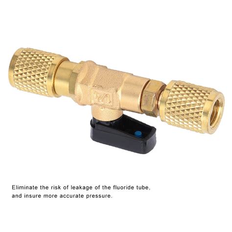 Brass Refrigeration Ball Valve Adapter Refrigerant Ball Valve Connector G Xat Uk Ebay