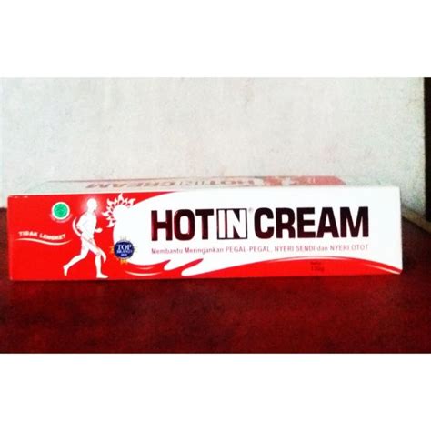 Hot In Cream 120 Gr Lazada Indonesia