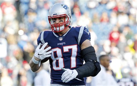 Descargar Fondos De Pantalla 4k Rob Gronkowski De Partido De La Nfl