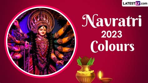 Navratri 2023 Colours With Date: Get List of 9 Colors To Wear on Each ...