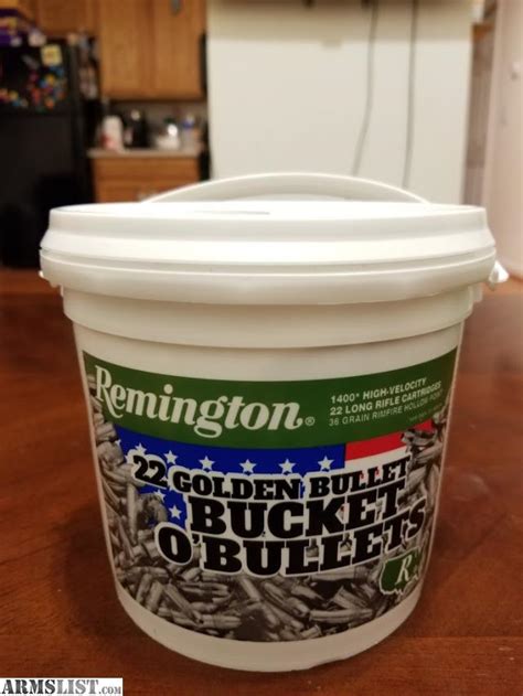 Armslist For Sale 22lr Remington Bucket O Bullets Golden