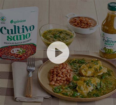 Cultivo Sano Pollo En Salsa Verde Con Verdolagas