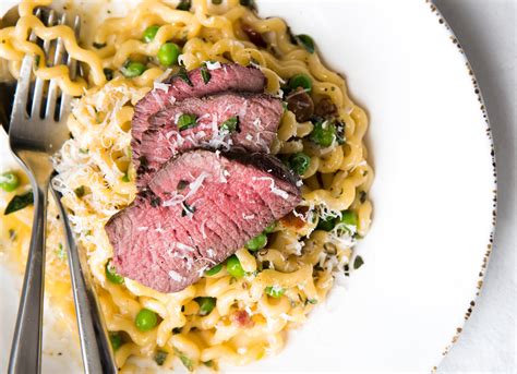 Pasta Carbonara With Filet Mignon 44 Steaks