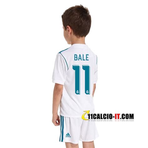 Nuova Prima Maglia Real Madrid BALE 11 Bambino 2017 18 Personalizzate