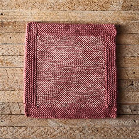 Log Cabin Dishcloth Knitting Patterns And Crochet Patterns From