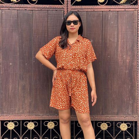 Jual Oneset Rayon Celana Pendek Hot Pants Shopee Indonesia