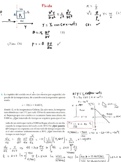 5 Ejercicios Resueltos Ondas Y Efecto Doppler Pdf