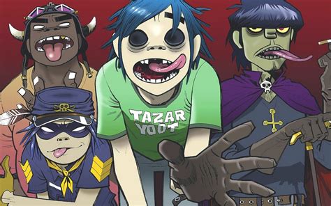 Illustration Anime Text Cartoon Jamie Hewlett Noodle Gorillaz