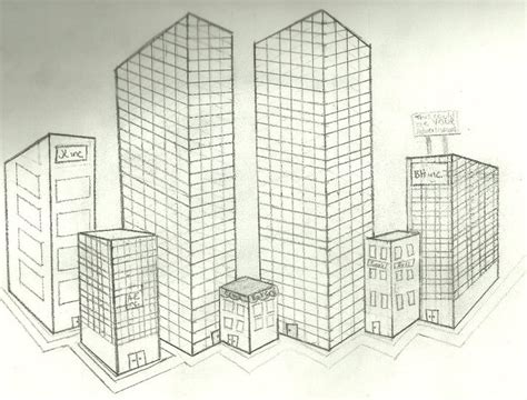 Easy Building Drawing at GetDrawings | Free download