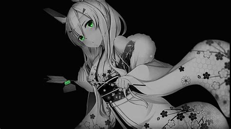 Online Crop Hd Wallpaper Selective Coloring Anime Girls Monochrome Wallpaper Flare