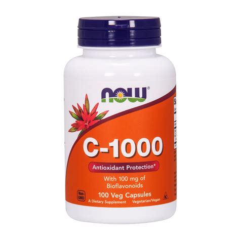 NOW VITAMINA C 1000 100 CAPSULAS BLANDAS Bioalba