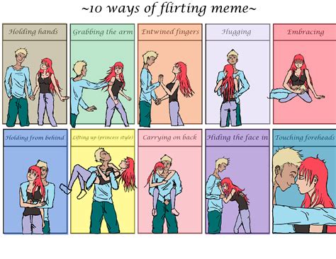 10 ways to flirt Meme by Muteyscott on DeviantArt