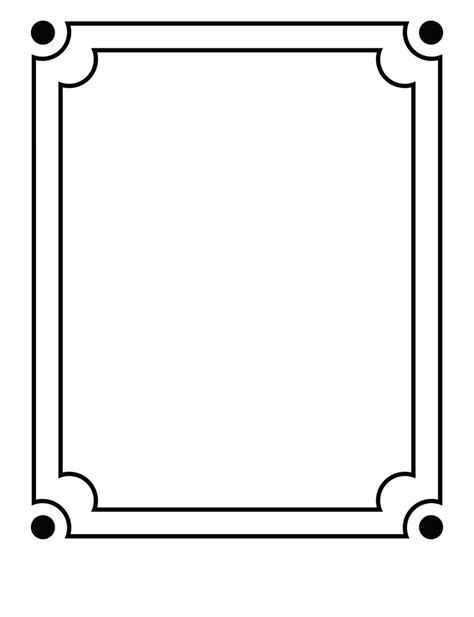 black and white frames png - Clip Art Library