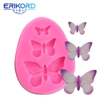 3d Butterfly Silicone Mold Polymer Clay Candy Molds Cupcake Etsy