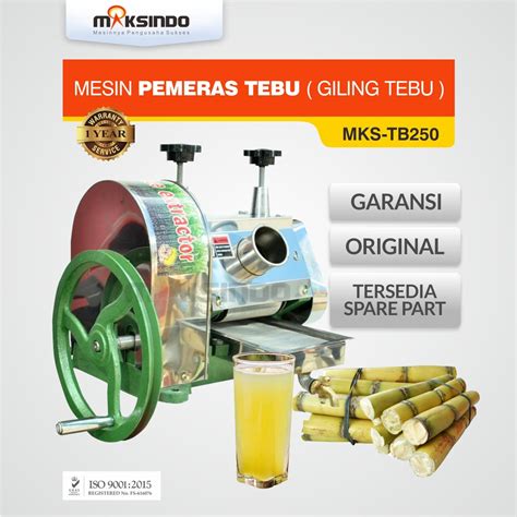 Jual Mesin Pemeras Tebu Sugar Cane Pressure Mks Tb Shopee Indonesia