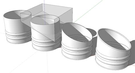 Oblique Cylinder Studio Sketchup Community