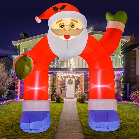 Comin 12 Ft Christmas Inflatable Archway Blow Up Yard Decorations