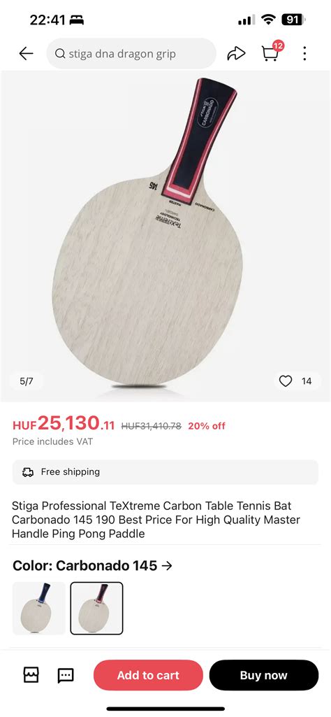 Stiga Carbonado for 70$ from AliExpress | TableTennisDaily