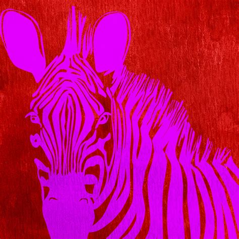 Colorful Zebra Art By Diana Van Painting By Diana Van Fine Art