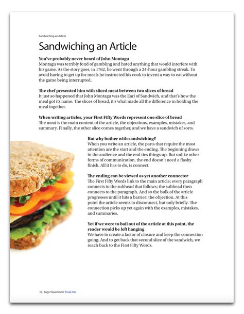 How To Write An Article Examples