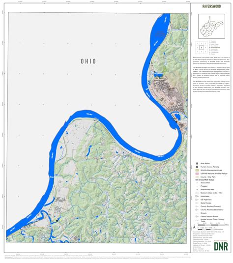 Ravenswood Quad Topo Wvdnr Map By Wv Division Of Natural Resources
