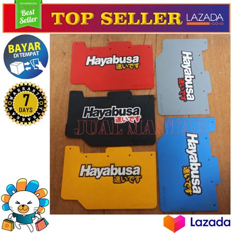 Mudflap Honda Beat Fi New Motif Hayabusa L Mud Flap Karet Penahan