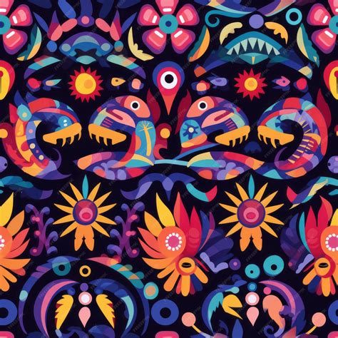 premium ai image vibrant splendor exploring  mexican alebrije