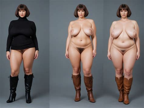Multiple Views Front Side Back Excessive Public Hair Pussy VisibleAIポルノ