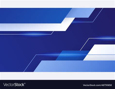 Dark blue abstract background geometry shine Vector Image