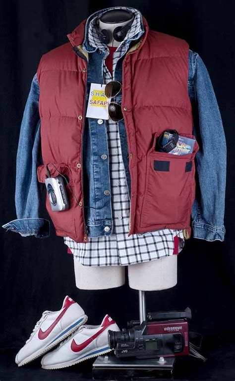 Marty Mcfly Shah Safari Future Marty Mcfly Halloween Costume Vest