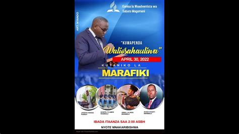 Live Sabato Ya Wageni Magomeni Mwembechai Sda Church