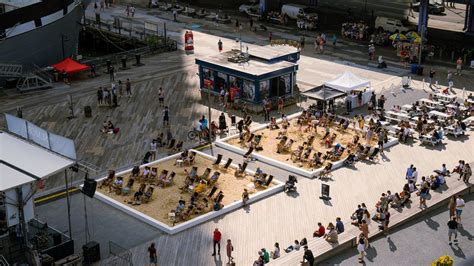 Sure Enough, a Pop-Up Beach Is Gonna Be Poppin’ at the Seaport - Downtown Alliance